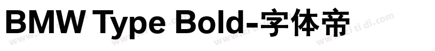 BMW Type Bold字体转换 BMW Type Bold字体转换
